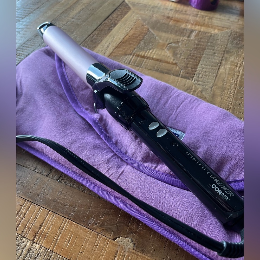 Conair InfinitiPRO Curling Iron with Purple Sleeve